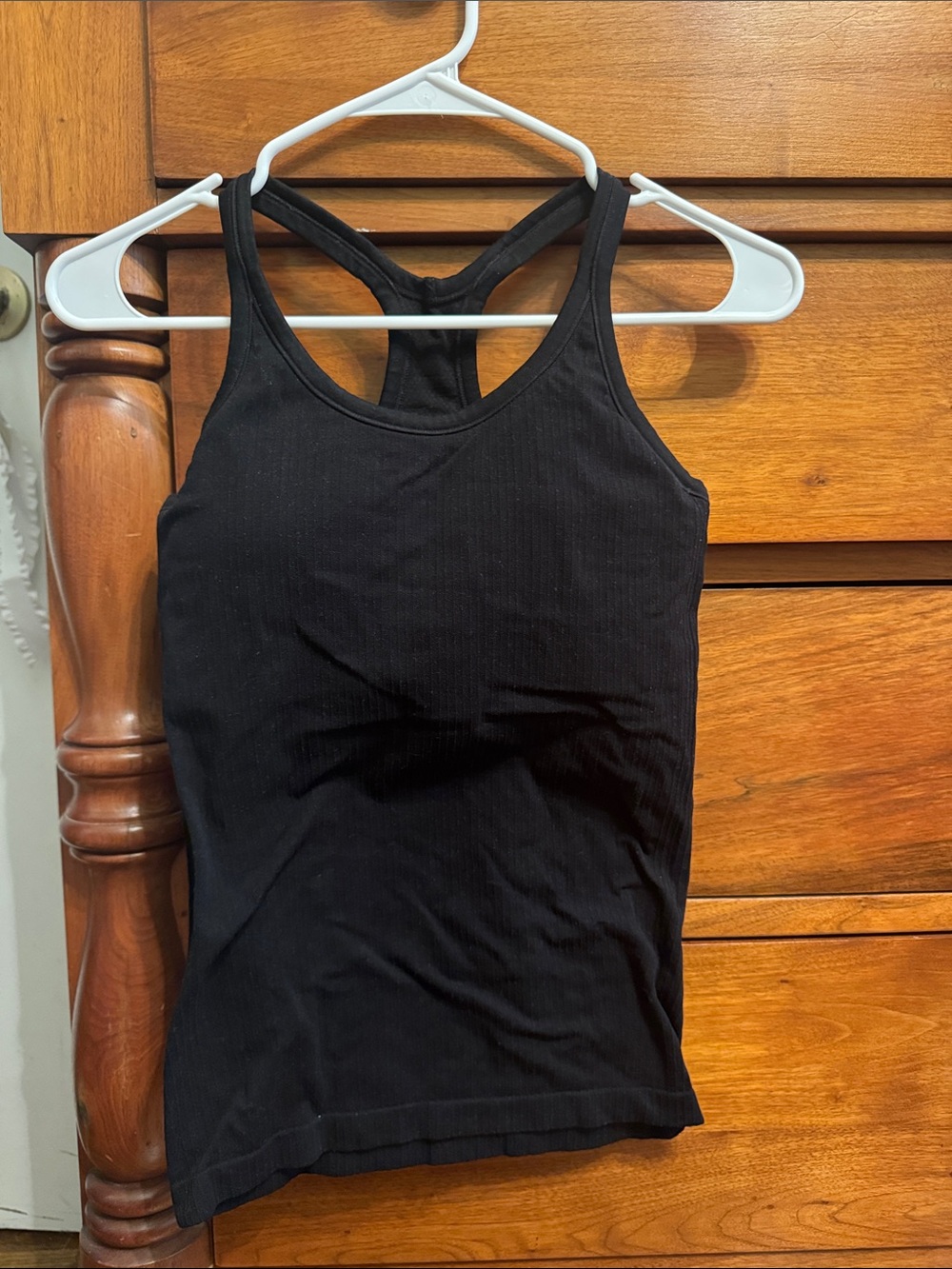 Amazon Black Racerback Ribbed Tank